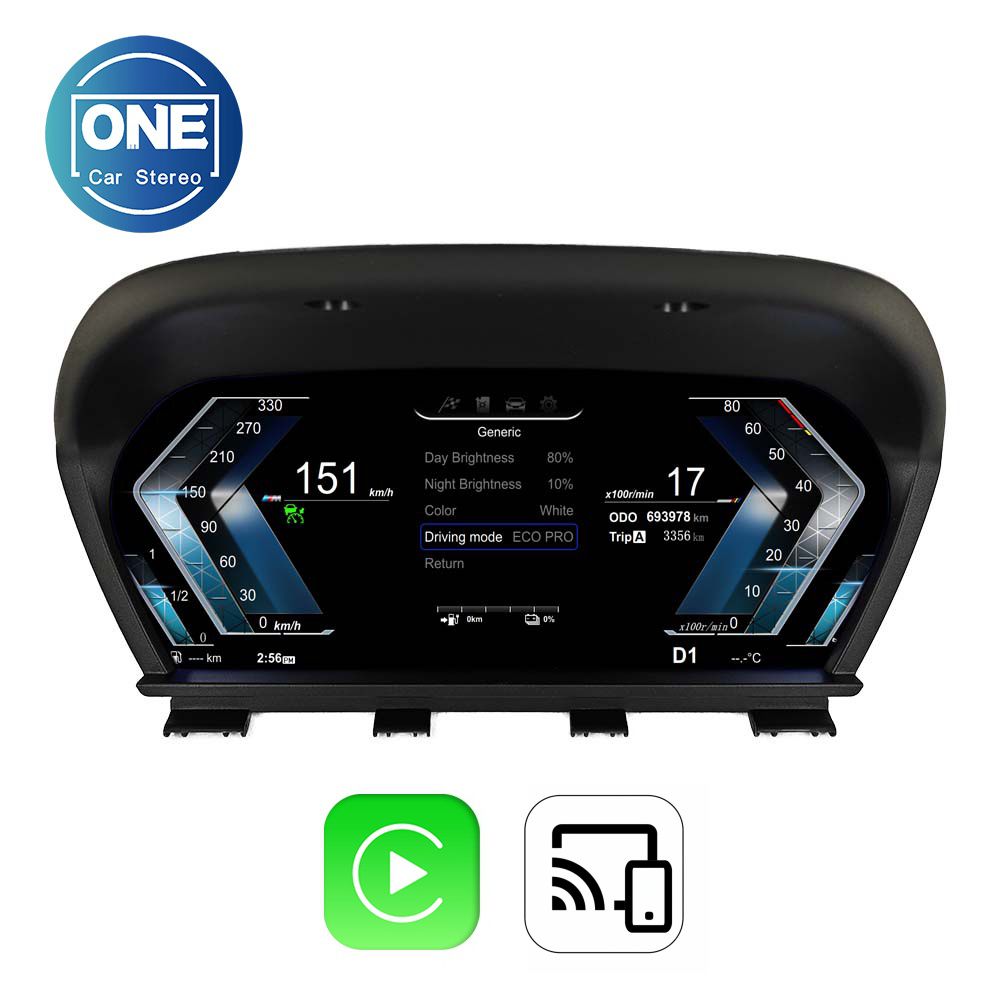 BMW 1 Series F20/F52 2 Series F22 X1-F48/F49 X2-F39 Digital Dashboard Wireless CarPlay Virtual Tacho Cockpit LCD Cluster Upgrade