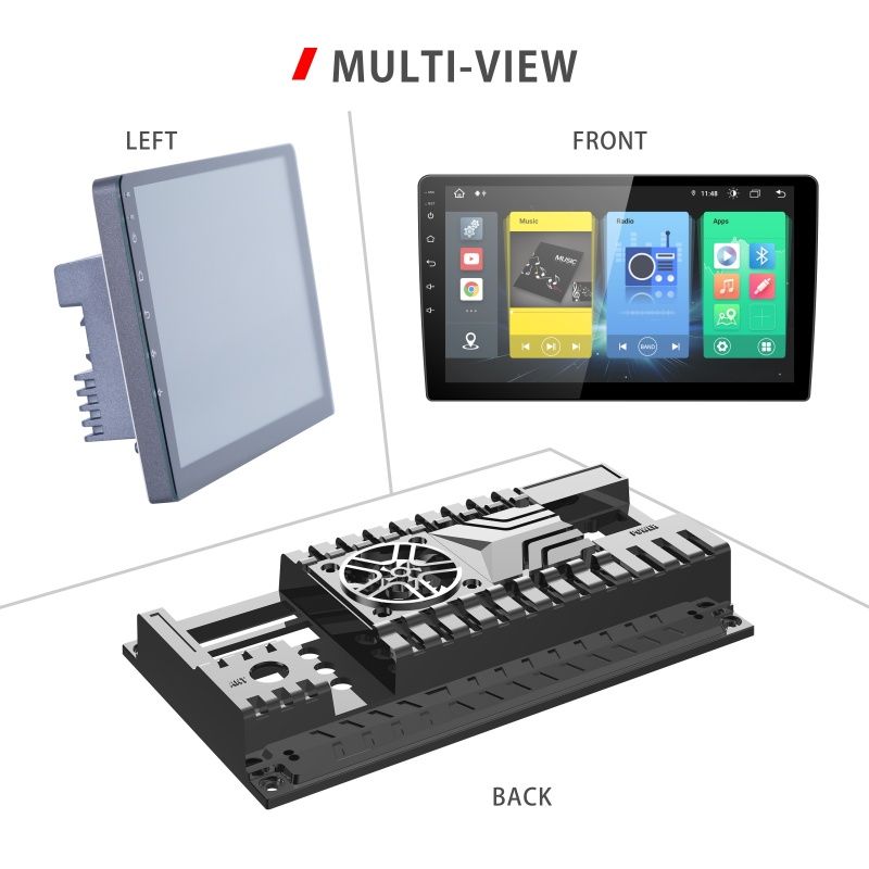 10.1-дюймовая автомобильная магнитола и автомобильная мультимедиа DPM6610
