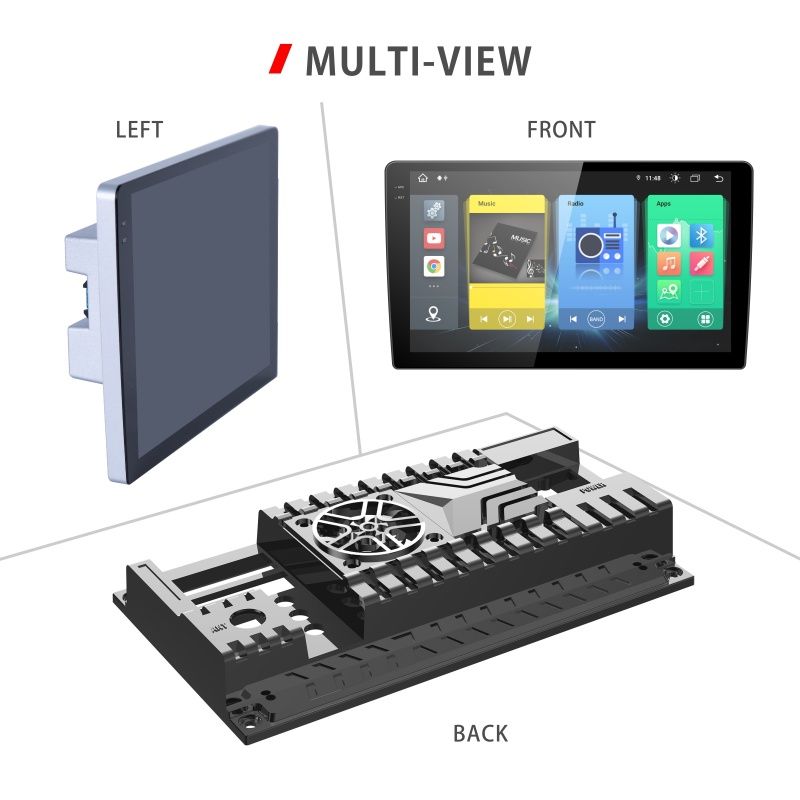 10.1-дюймовая автомобильная магнитола и автомобильная мультимедиа DPM6610 2K