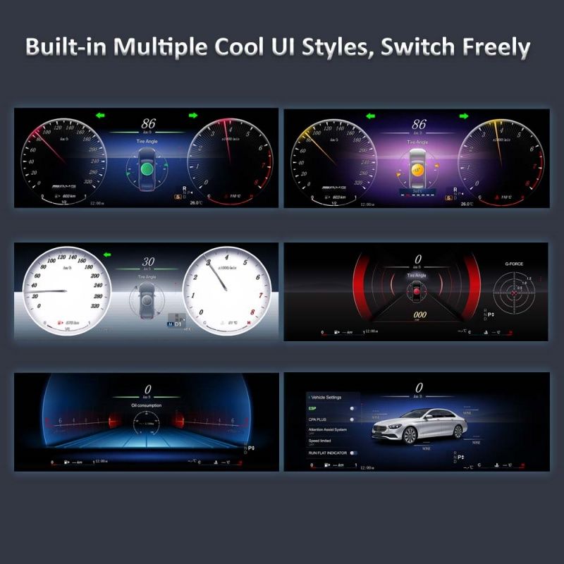 Для Benz-W205-W253 2015-2018, Кластер цифровой панели управления Приборная панель автомобиля