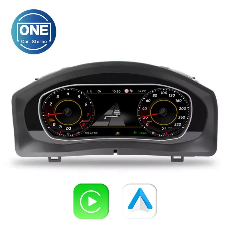 Для VW Tiguan 2009-2017, цифровая приборная панель с поддержкой беспроводной связи CarPlay