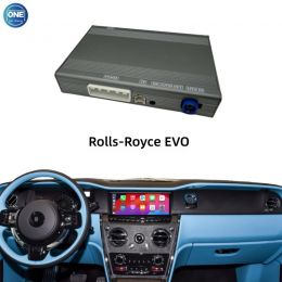 Беспроводной модуль CarPlay для интерфейса Rolls-Royce EVO и Android Auto поддерживает Bluetooth-аудио, вход для камеры и зеркалирование экрана смартфона.