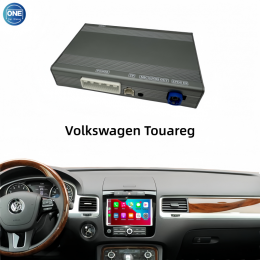 Беспроводной модуль CarPlay для интерфейса Volkswagen Touareg  и Android Auto поддерживает Bluetooth-аудио, вход для камеры и зеркалирование экрана смартфона.