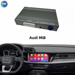 Беспроводной модуль CarPlay для интерфейса Audi MIB и Android Auto поддерживает Bluetooth-аудио, вход для камеры и зеркалирование экрана смартфона.