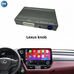Беспроводной модуль CarPlay для интерфейса Lexus knob и Android Auto поддерживает Bluetooth-аудио, вход для камеры и зеркалирование экрана смартфона.