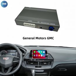 Беспроводной модуль CarPlay для интерфейса General Motors GMC и Android Auto поддерживает Bluetooth-аудио, вход для камеры и зеркалирование экрана смартфона.