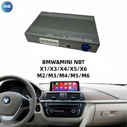 Беспроводной модуль CarPlay для интерфейса BMW&MINI NBT X1/X3/X4/X5/X6/M2/M3/M4/M5/M6 и Android Auto поддерживает Bluetooth-аудио, вход для камеры и зеркалирование экрана смартфона.