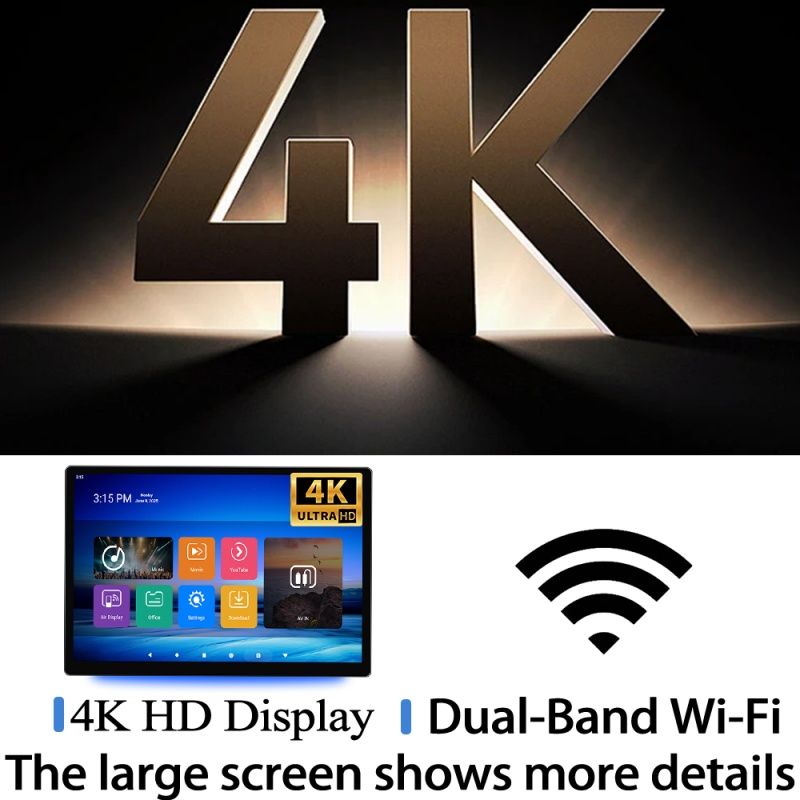 13,3" Android монитор в подголовник