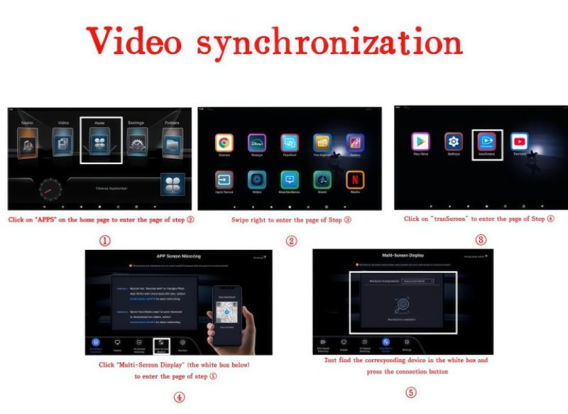 10,1" Android монитор в подголовник