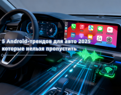 Топ-5 трендов Android-мультимедиа для автомобилей в 2025 году, которые нельзя пропустить