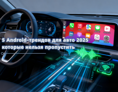 Топ-5 трендов Android-мультимедиа для автомобилей в 2025 году, которые нельзя пропустить